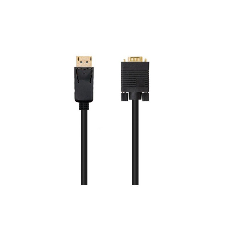 Nanocable Cable Conversor DisplayPort a VGA, DP/M - VGA/M, Negro, 1 m