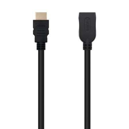 Nanocable Cable HDM 2.0 Prolongador A/M-A/H, Negro, 3 m