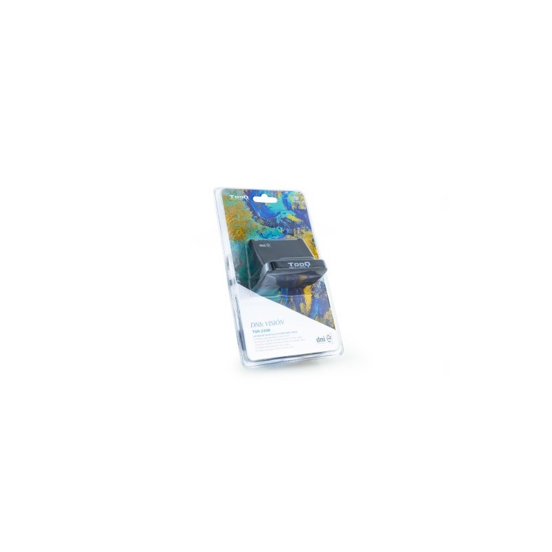 TooQ Lector de Tarjetas Inteligentes DNIe VISION USB 2.0, Negro