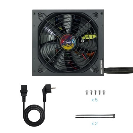 TooQ TQAPOLO-750SP unidad de fuente de alimentación 750 W 20+4 pin ATX ATX Negro