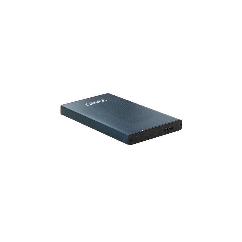 TooQ TQE-2527PB caja para disco duro externo Caja de disco duro (HDD) Negro, Marina 2.5″