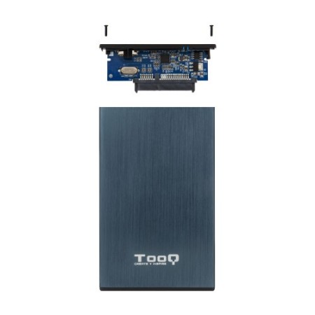 TooQ TQE-2527PB caja para disco duro externo Caja de disco duro (HDD) Negro, Marina 2.5″