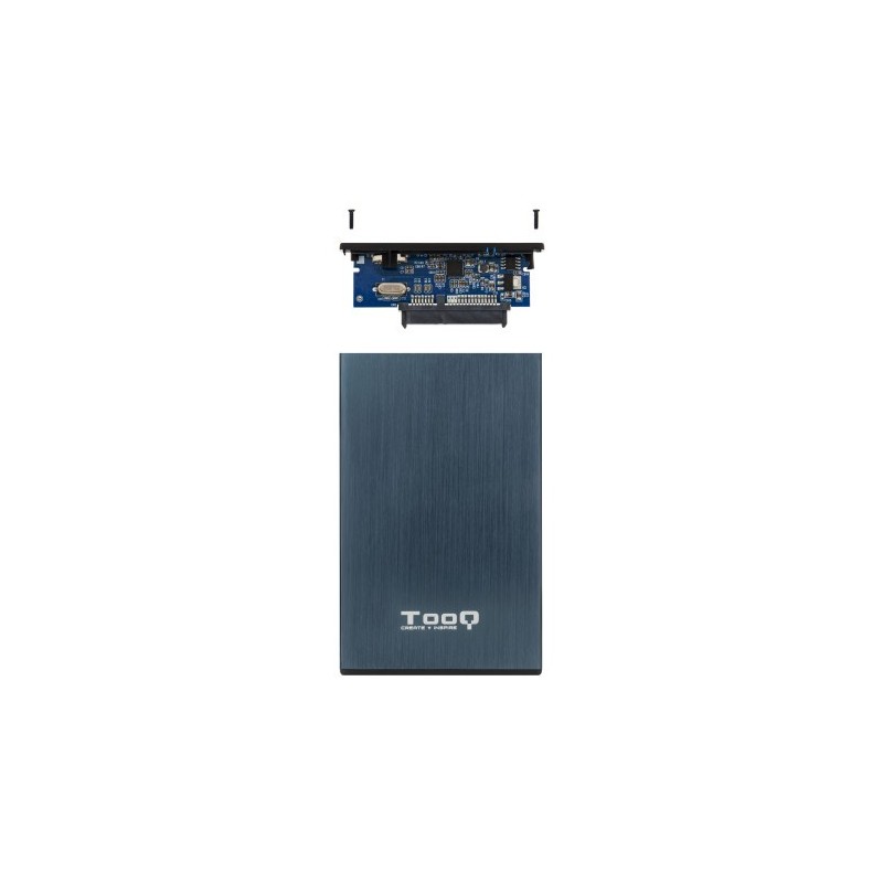 TooQ TQE-2527PB caja para disco duro externo Caja de disco duro (HDD) Negro, Marina 2.5″