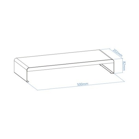 TooQ TQMR0121 soporte para monitor Independiente Negro