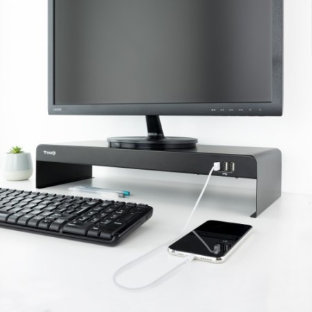TooQ TQMR0124 soporte para monitor Independiente Negro