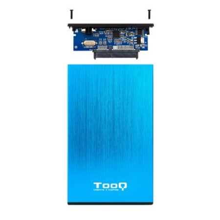 CAJA EXTERNA TOOQ TQE-2527BL 2,5″ 9,5 MM SATA USB 3.0/3.1 GEN1 AZUL