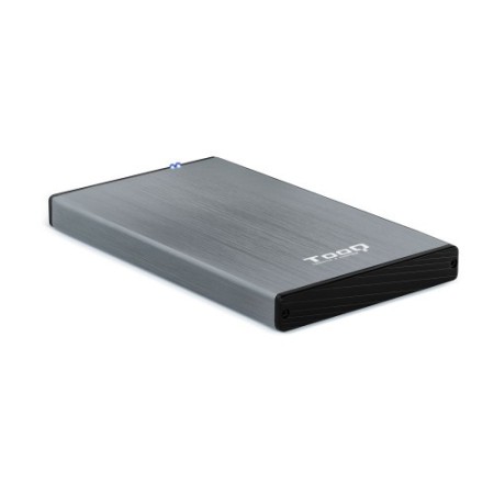 TooQ TQE-2527G caja para disco duro externo Caja de disco duro (HDD) Negro, Gris 2.5″