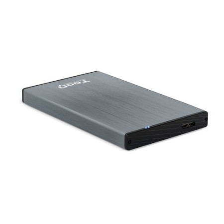 TooQ TQE-2527G caja para disco duro externo Caja de disco duro (HDD) Negro, Gris 2.5″