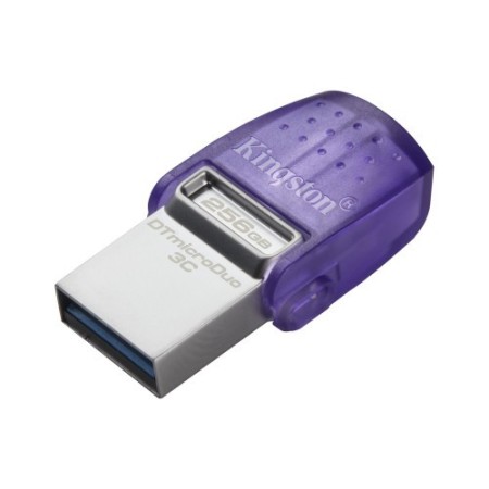 Kingston Technology DataTraveler microDuo 3C unidad flash USB 256 GB USB Type-A / USB Type-C 3.2 Gen 1 (3.1 Gen 1) Acero inoxida