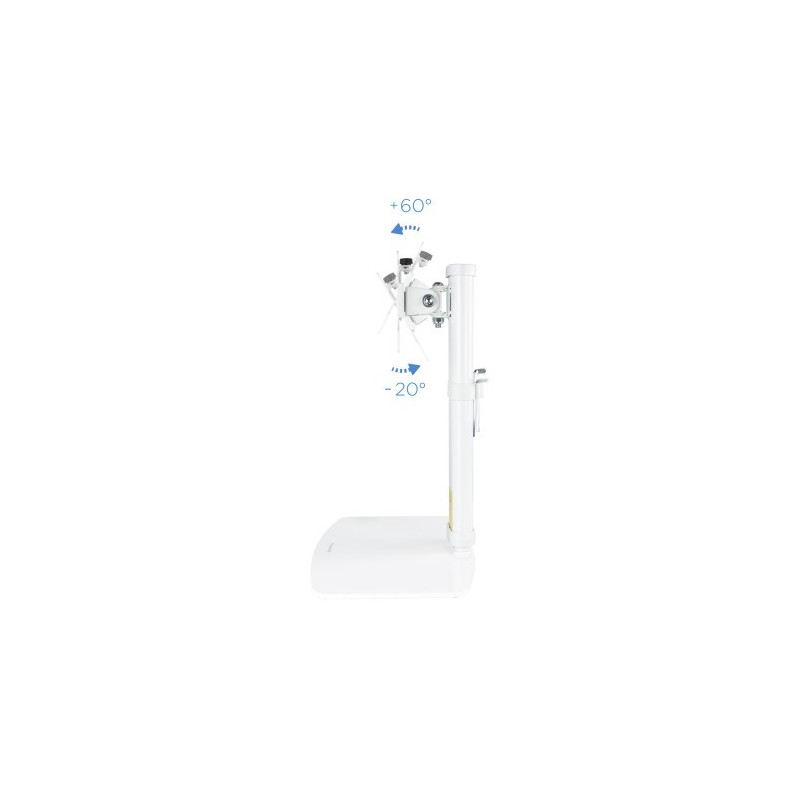 TooQ DB1127TN-W soporte para monitor 68,6 cm (27″) Independiente Blanco
