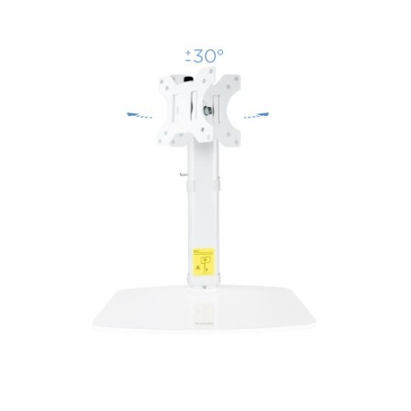 TooQ DB1127TN-W soporte para monitor 68,6 cm (27″) Independiente Blanco