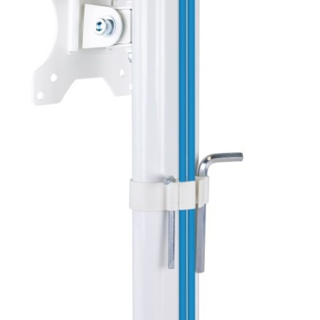 TooQ DB1127TN-W soporte para monitor 68,6 cm (27″) Independiente Blanco