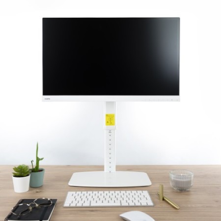 TooQ DB1127TN-W soporte para monitor 68,6 cm (27″) Independiente Blanco