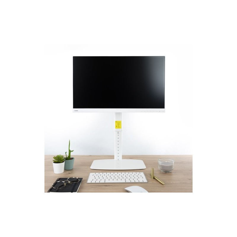 TooQ DB1127TN-W soporte para monitor 68,6 cm (27″) Independiente Blanco