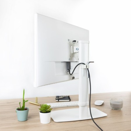 TooQ DB1127TN-W soporte para monitor 68,6 cm (27″) Independiente Blanco