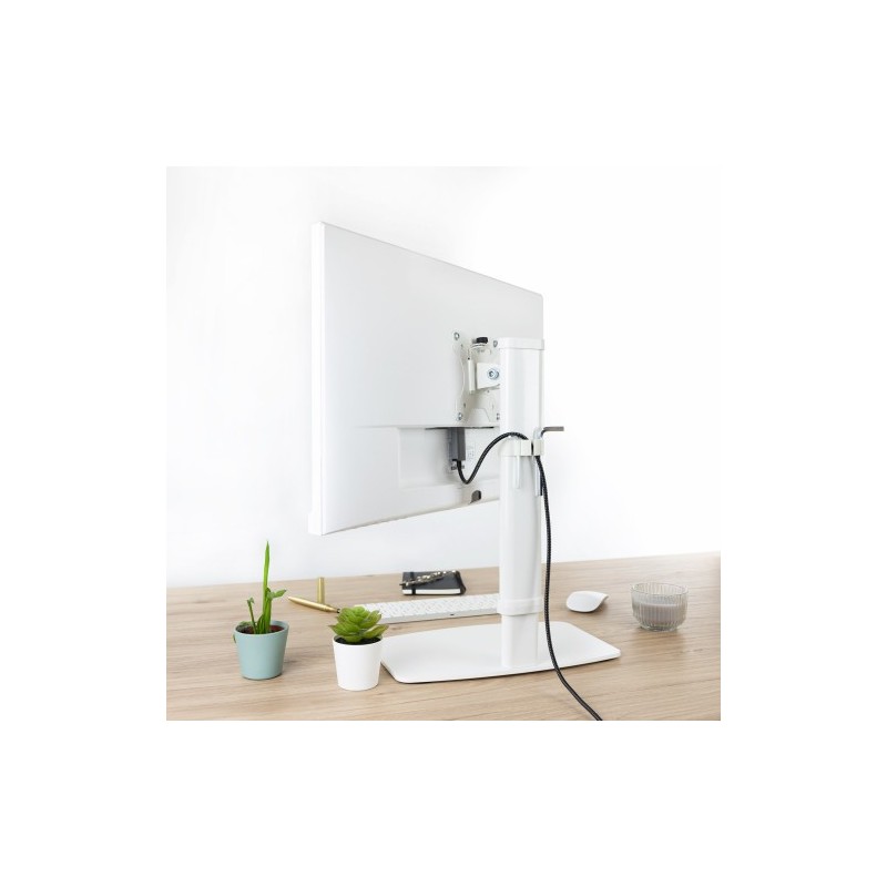 TooQ DB1127TN-W soporte para monitor 68,6 cm (27″) Independiente Blanco