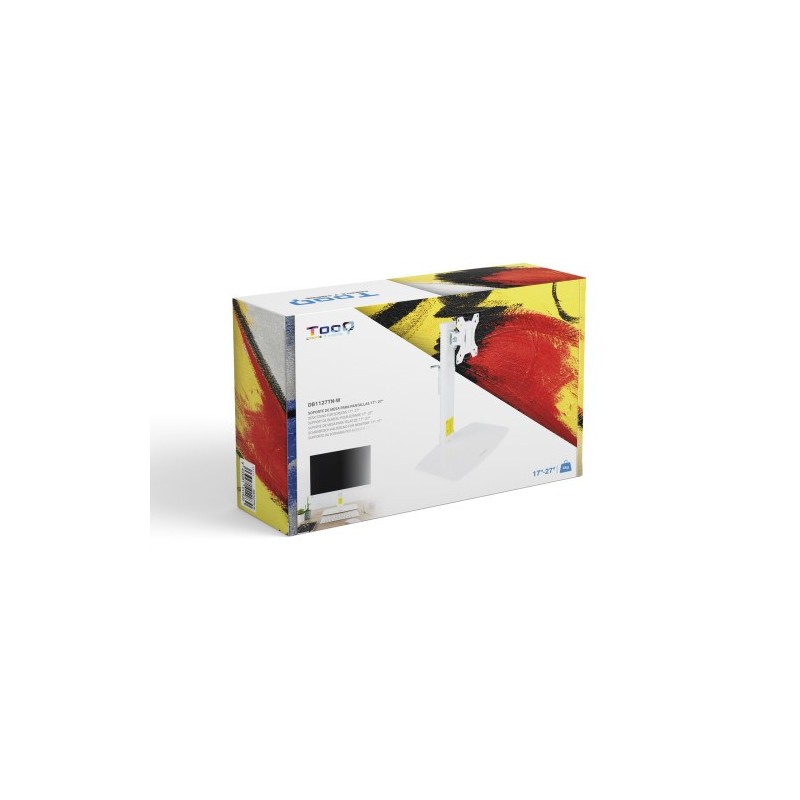 TooQ DB1127TN-W soporte para monitor 68,6 cm (27″) Independiente Blanco