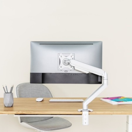 TooQ DB4032TNR-W soporte para monitor 81,3 cm (32″) Abrazadera/Atornillado Blanco