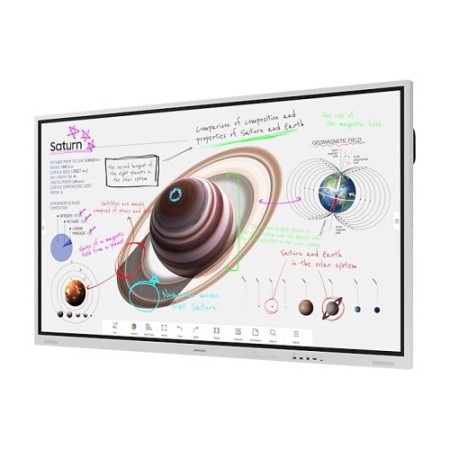 SAMSUNG MONITOR TACTIL 4K 85″ (WM85B) (FLIP 2.0) /60HZ D-LED BLU /3840x2160 / USO 16/7 / 350 CD / USB-C / TIZEN 6.5 / MM (LH85WM