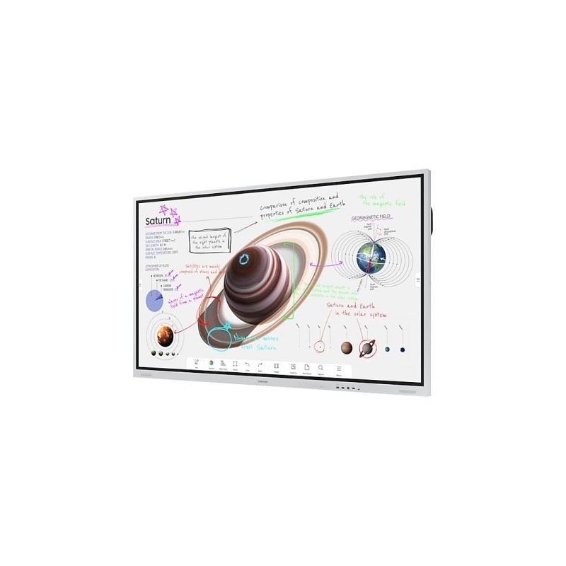 SAMSUNG MONITOR TACTIL 4K 85″ (WM85B) (FLIP 2.0) /60HZ D-LED BLU /3840x2160 / USO 16/7 / 350 CD / USB-C / TIZEN 6.5 / MM (LH85WM