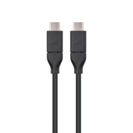 Nanocable USB 3.1, 1m cable USB USB 3.2 Gen 2 (3.1 Gen 2) USB C Negro
