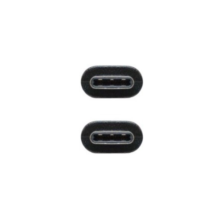 Nanocable USB 3.1, 1m cable USB USB 3.2 Gen 2 (3.1 Gen 2) USB C Negro