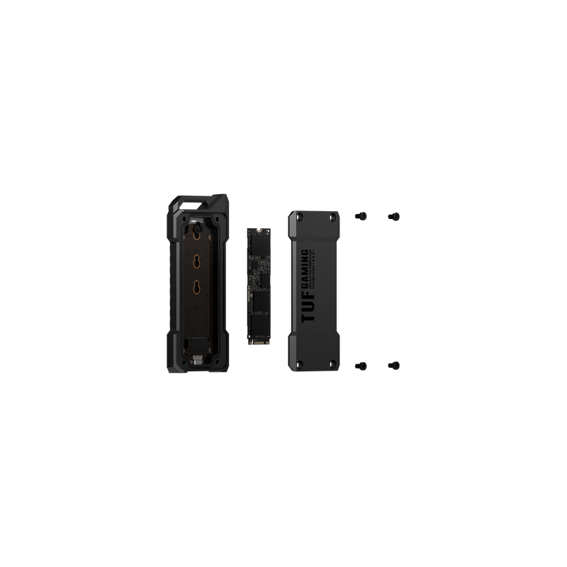 CARCASA DE SSD ASUS TUF GAMING AT1 ESD-T1A/BLK/G/AS/