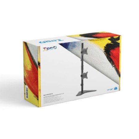 TooQ DB1703TNV-B soporte para monitor 81,3 cm (32″) Independiente Negro