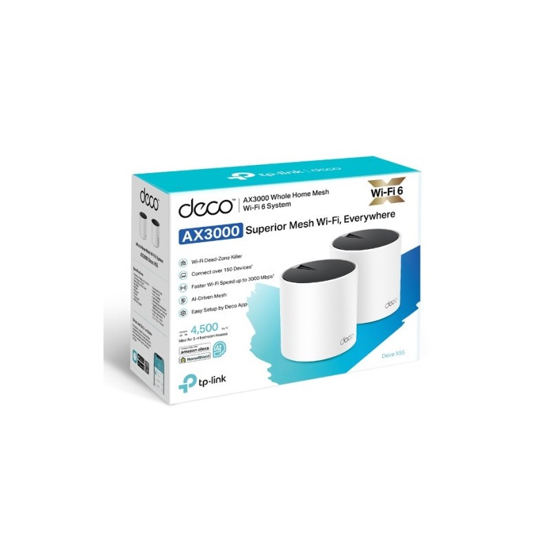 TP-Link AX3000 Doble banda (2,4 GHz / 5 GHz) Wi-Fi 6 (802.11ax) Blanco 3 Interno