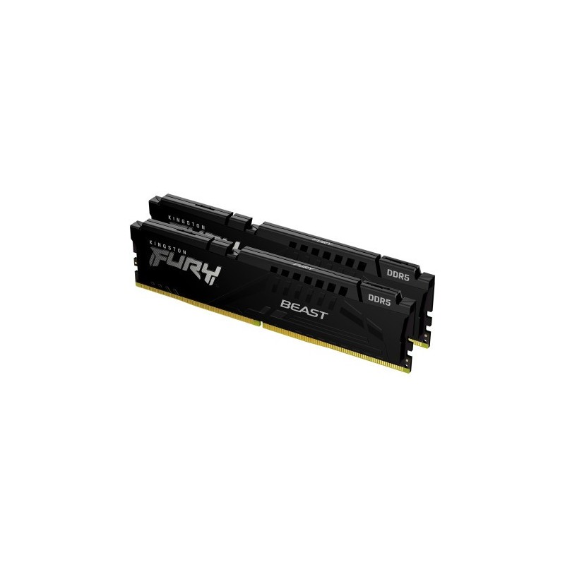 MEMORIA KINGSTON FURY BEAST BLACK DDR5 32GB KIT2 5600MT/S CL36 KF556C36BBEK2-32