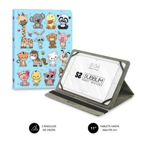 FUNDA TABLET UNIVERSAL TRENDY CASE ANIMALS 11″