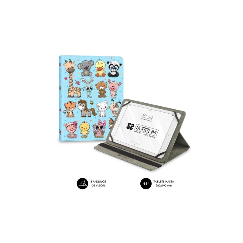 FUNDA TABLET UNIVERSAL TRENDY CASE ANIMALS 11″
