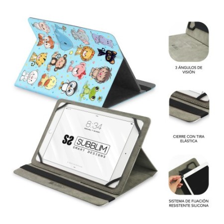 FUNDA TABLET UNIVERSAL TRENDY CASE ANIMALS 11″