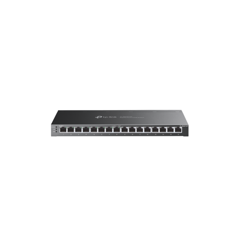 TP-Link TL-SG2016P switch L2/L3/L4 Gigabit Ethernet (10/100/1000) Energía sobre Ethernet (PoE) Negro