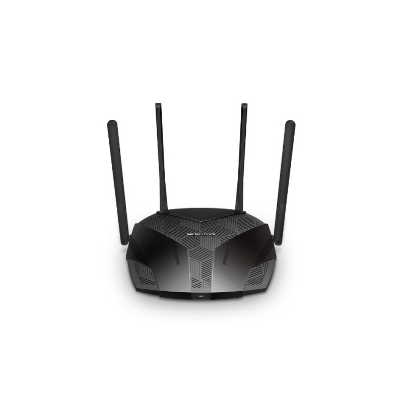 Mercusys MR80X router inalámbrico Gigabit Ethernet Doble banda (2,4 GHz / 5 GHz) Negro