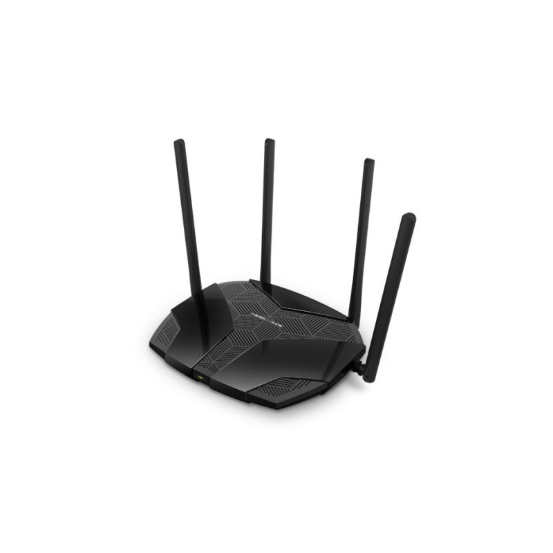 Mercusys MR80X router inalámbrico Gigabit Ethernet Doble banda (2,4 GHz / 5 GHz) Negro