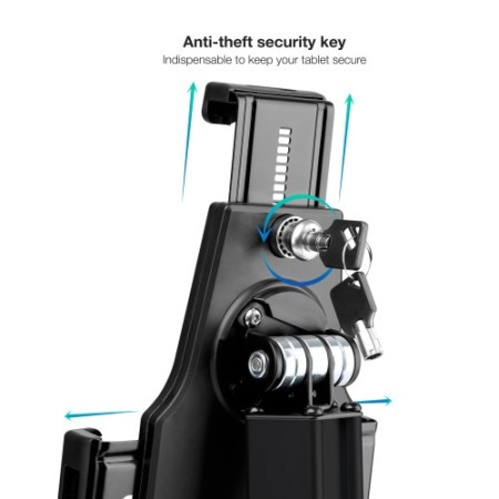 TooQ TQTDS0811 soporte de seguridad para tabletas 26,7 cm (10.5″) Negro