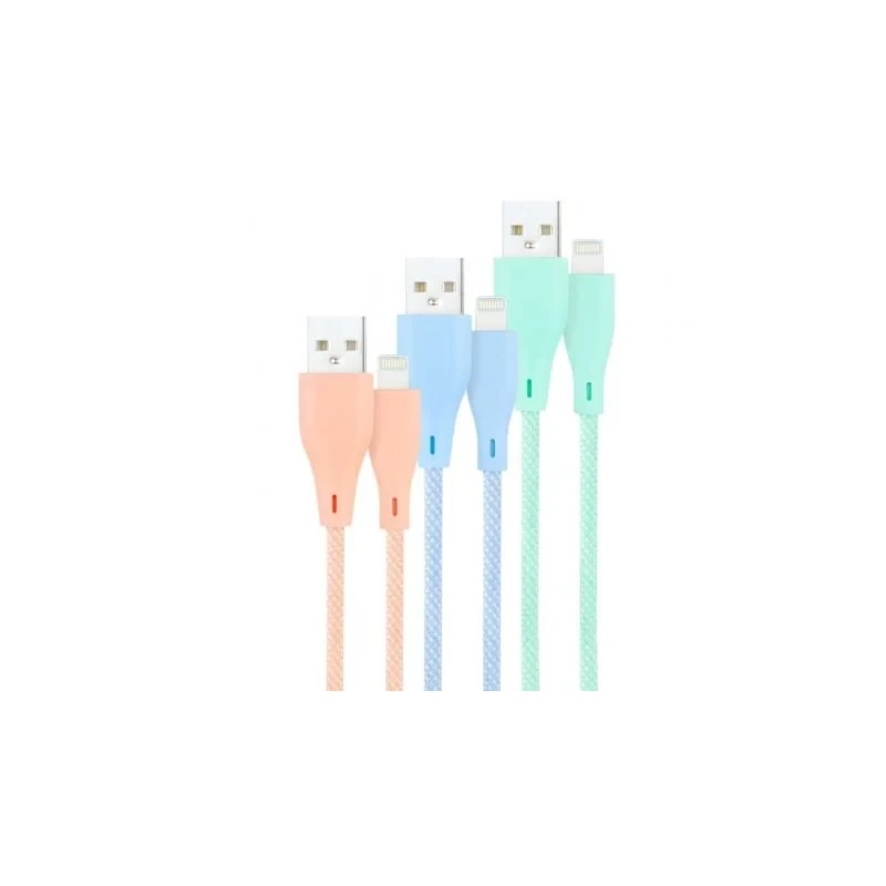 NANOCABLE 3 CABLES LIGHTNING A USB 2.0, LIGHTNING/M-USB A/M,