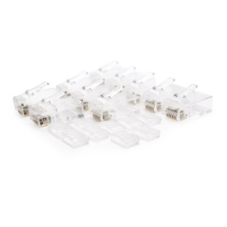Nanocable 10.21.0201-50 conector RJ-45 Transparente