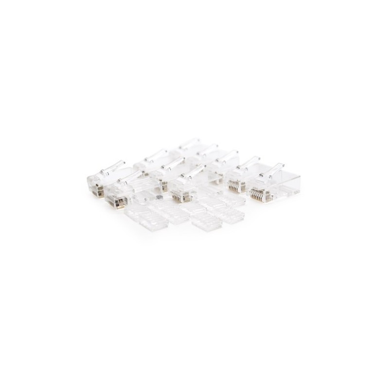 Nanocable 10.21.0201-50 conector RJ-45 Transparente