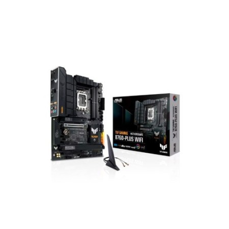 PLACA ASUS TUF GAMING B760-PLUS WIFI,INTEL,1700,B760,4DDR5,128GB,HDMI+DP,4SATA+3M.2,4USB 3.2+1USB-C,2.5GB+WIFI6E+BT5.2,ATX
