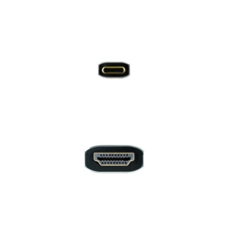 Nanocable Cable Conversor USB-C a HDMI 2.1 8K@60HZ 1.8m, Negro