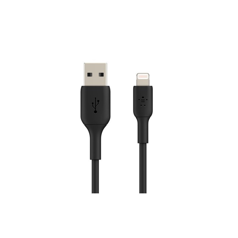 Belkin CAA001BT1MBK cable de conector Lightning 1 m Negro
