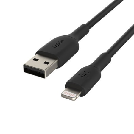 Belkin CAA001BT1MBK cable de conector Lightning 1 m Negro