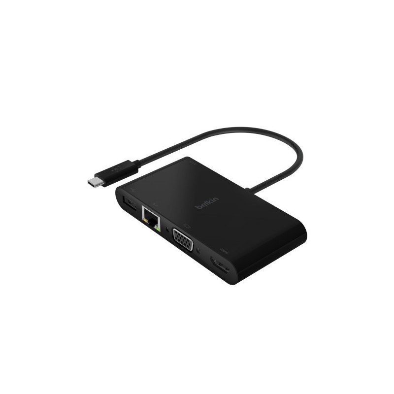 Belkin AVC004BTBK base para portátil y replicador de puertos USB 3.2 Gen 1 (3.1 Gen 1) Type-C Negro