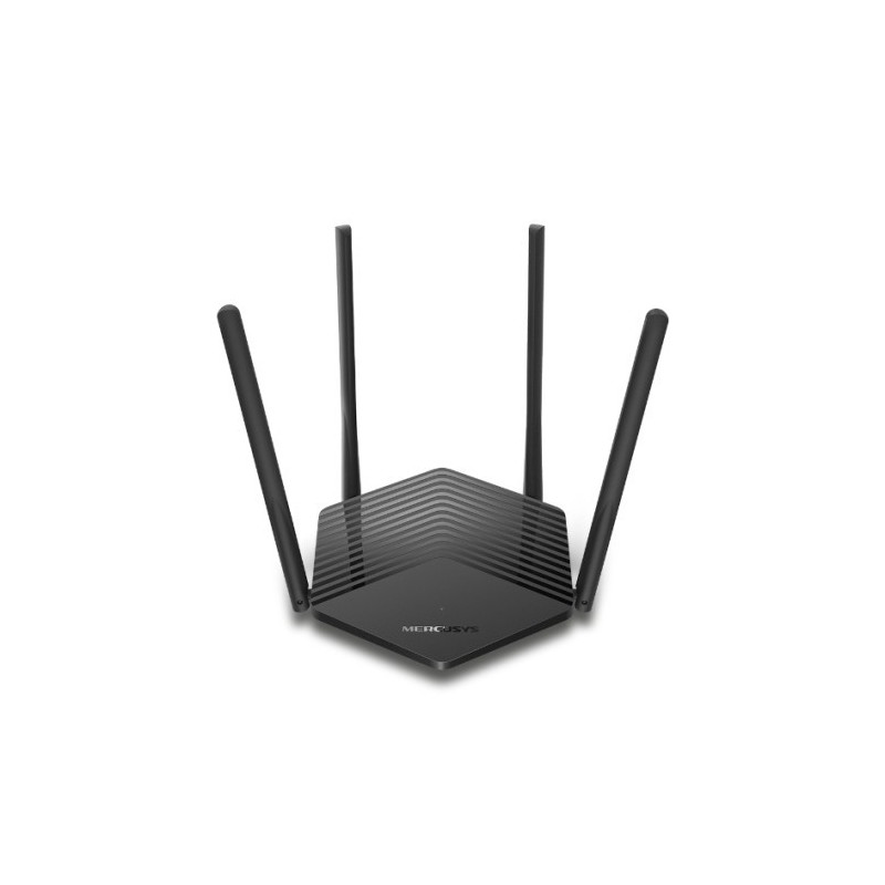 Mercusys MR60X router inalámbrico Gigabit Ethernet Doble banda (2,4 GHz / 5 GHz) Negro