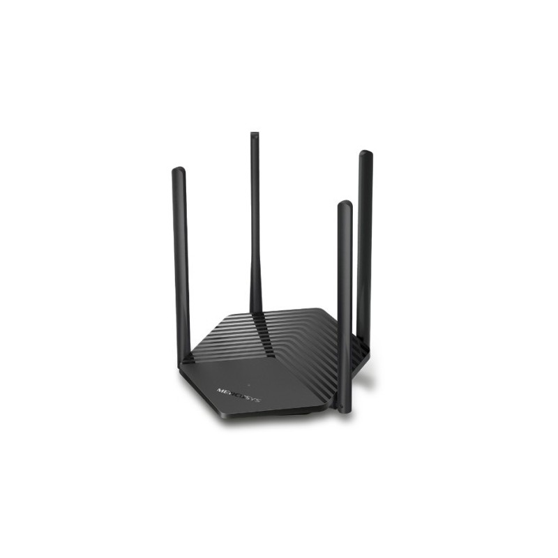 Mercusys MR60X router inalámbrico Gigabit Ethernet Doble banda (2,4 GHz / 5 GHz) Negro