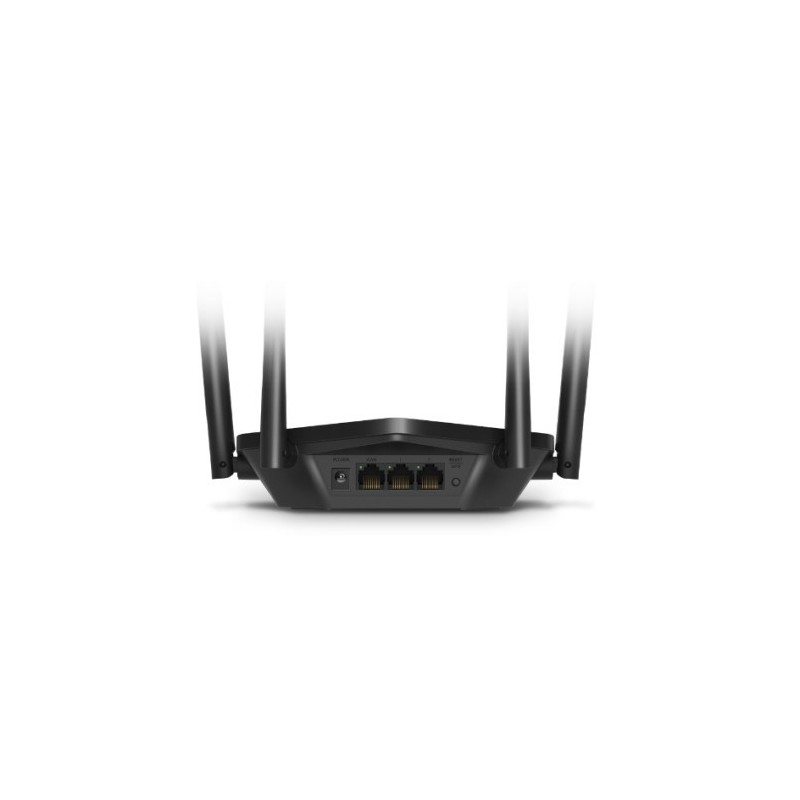 Mercusys MR60X router inalámbrico Gigabit Ethernet Doble banda (2,4 GHz / 5 GHz) Negro