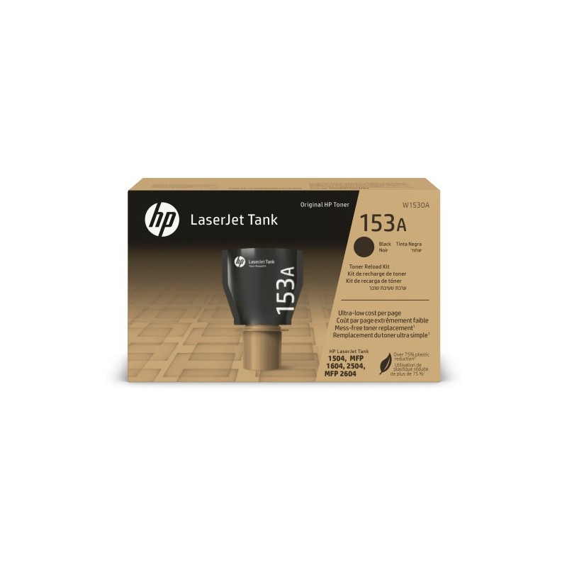 HP Kit de recarga de tóner Original 153A LaserJet Tank negro