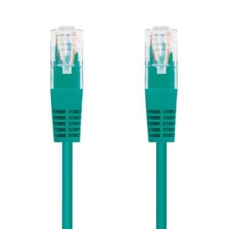 Nanocable Cable Red Latiguillo RJ45 CAT.6 UTP AWG24, Verde, 30 cm